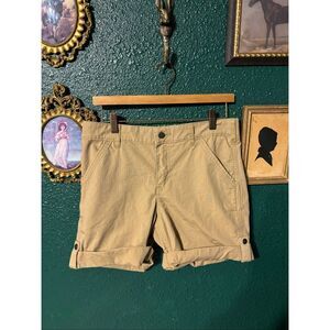 Carhartt Rugged Flex Ripstop Short Sz 8 Womens Tan